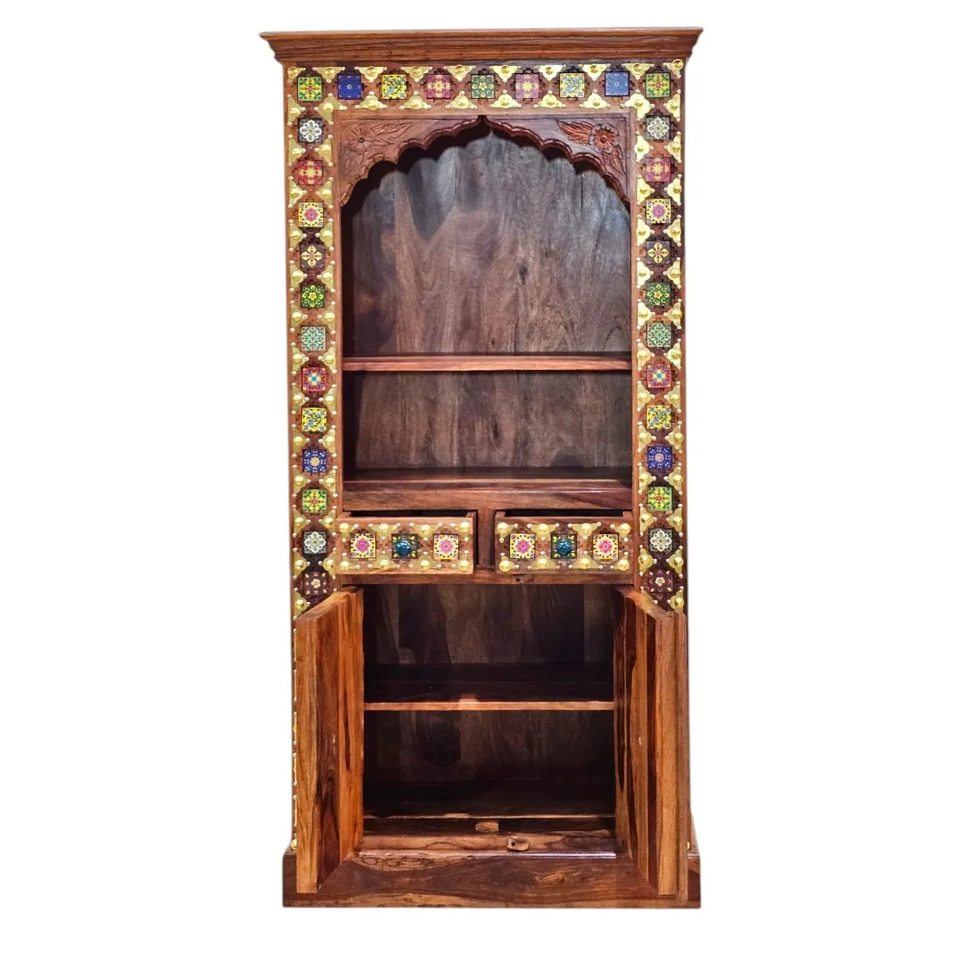 Al-Kitab Indian Rosewood & Gilded Brass Bibliothèque