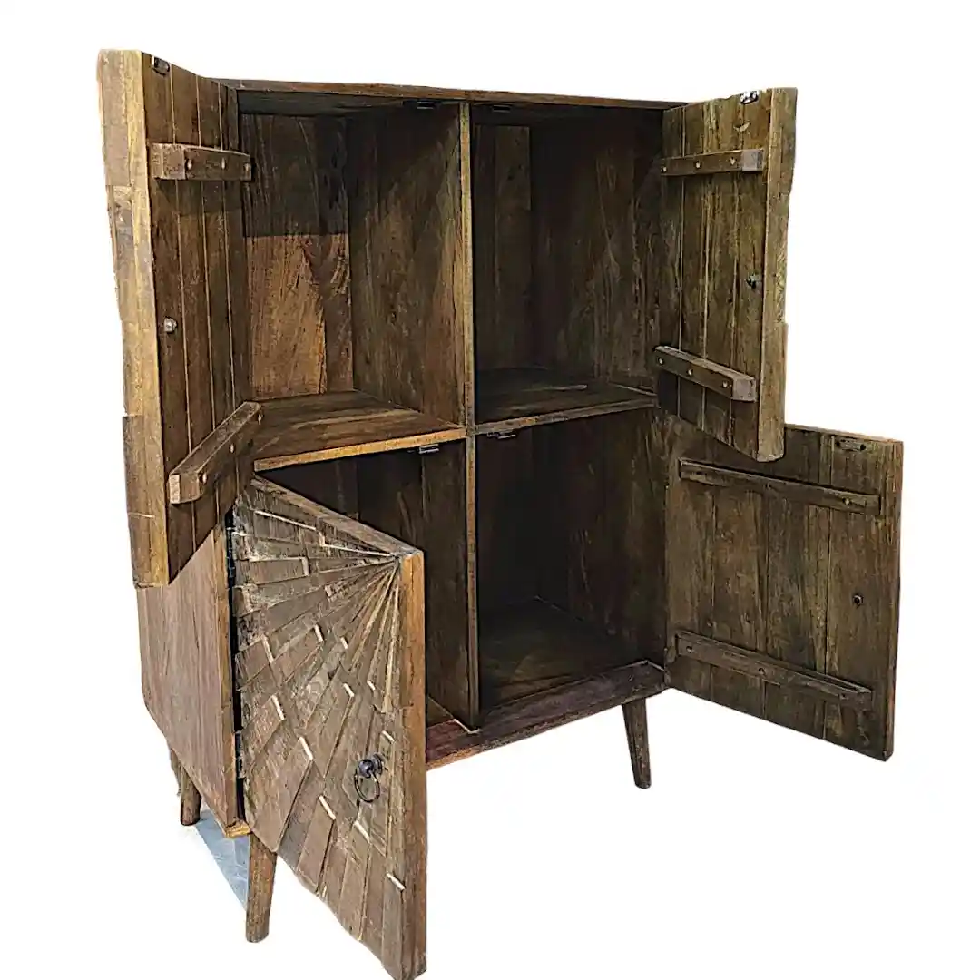 The Thar Sunburst Accent Cabinet