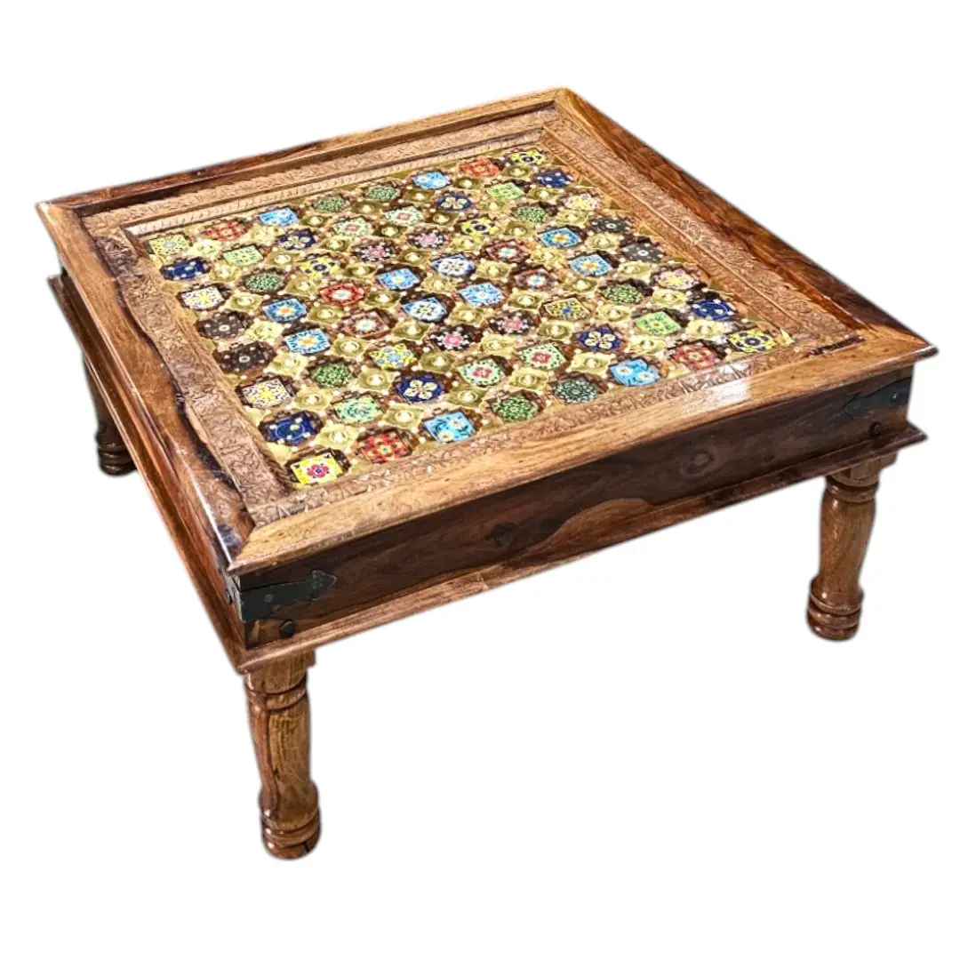 The Ottoman Sultanate Inlaid Rosewood Coffee Table