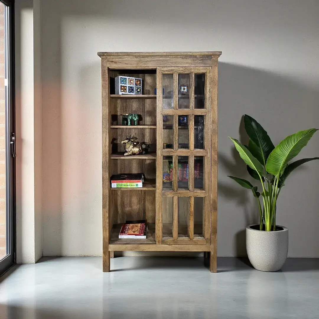 The Linear Mullion Sliding Cabinet
