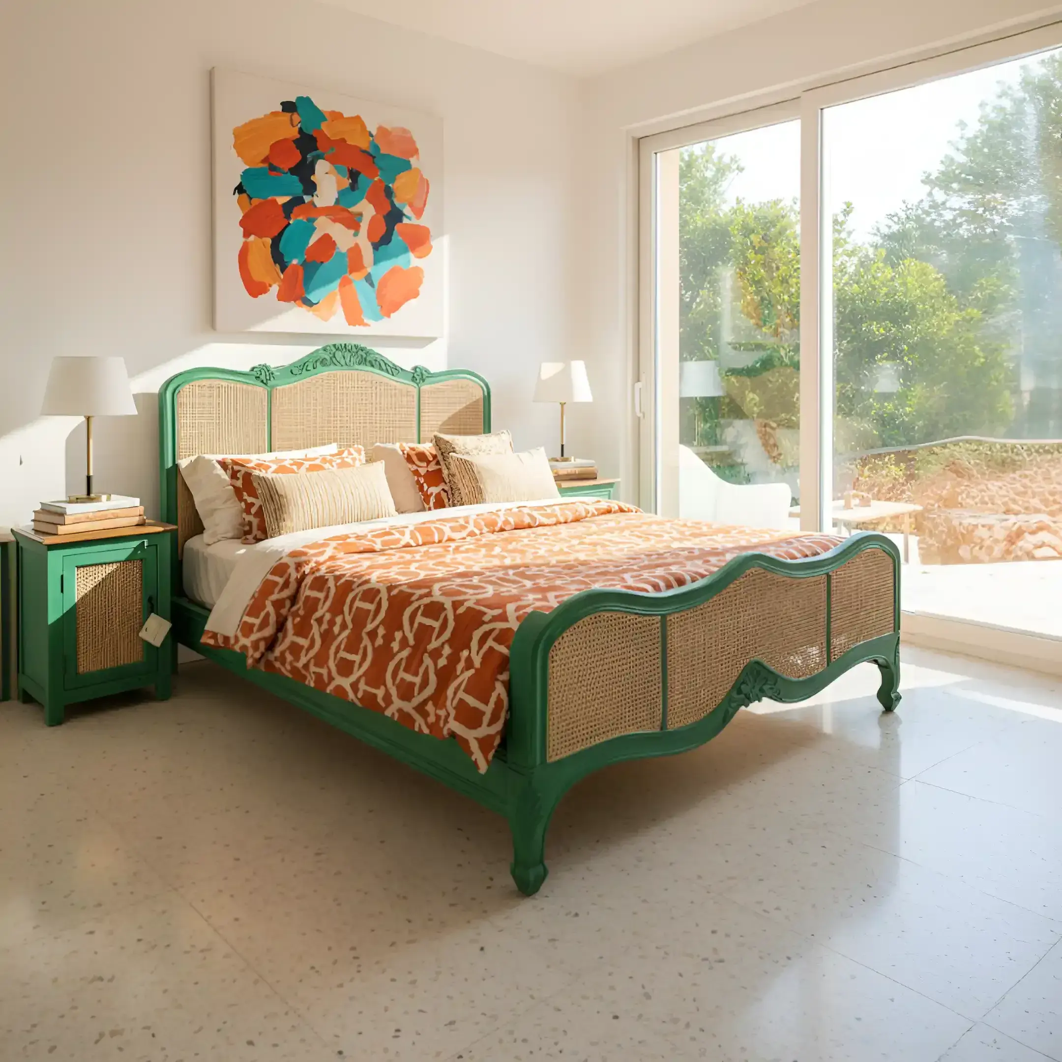 Serenity Rattan Bed
