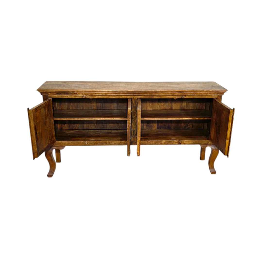 The “Maharaja’s Bloom” Hand-Carved Credenza