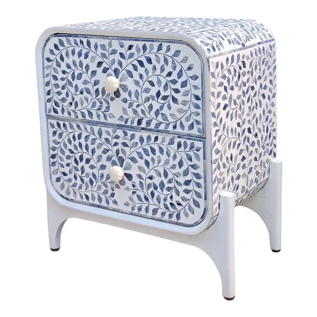 The Sultana’s Bone Inlay Bedside Table