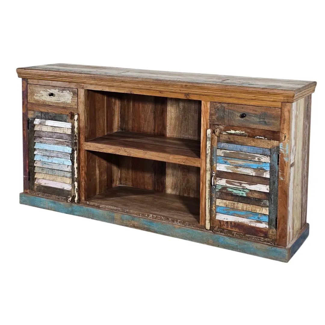 The Wanderlust Salvaged Shutter Credenza