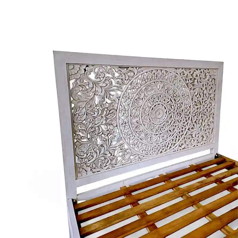 The Carved Sanctuary Bed