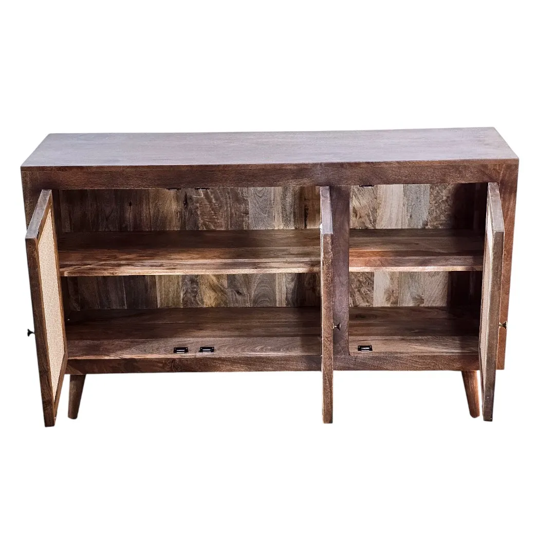 Buffet Canné - Natural Mid-Century Cane Buffet