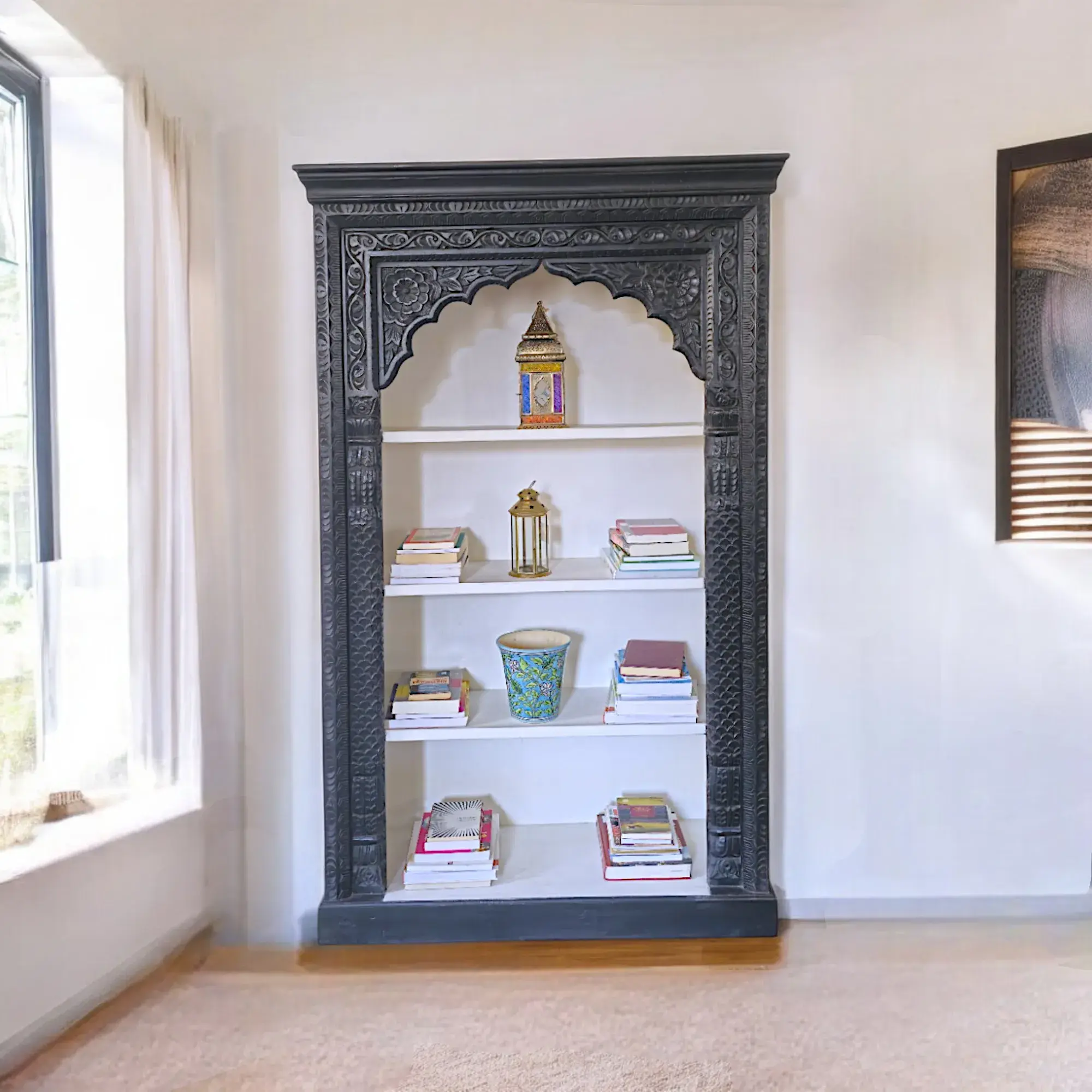 Carved Bookshelf