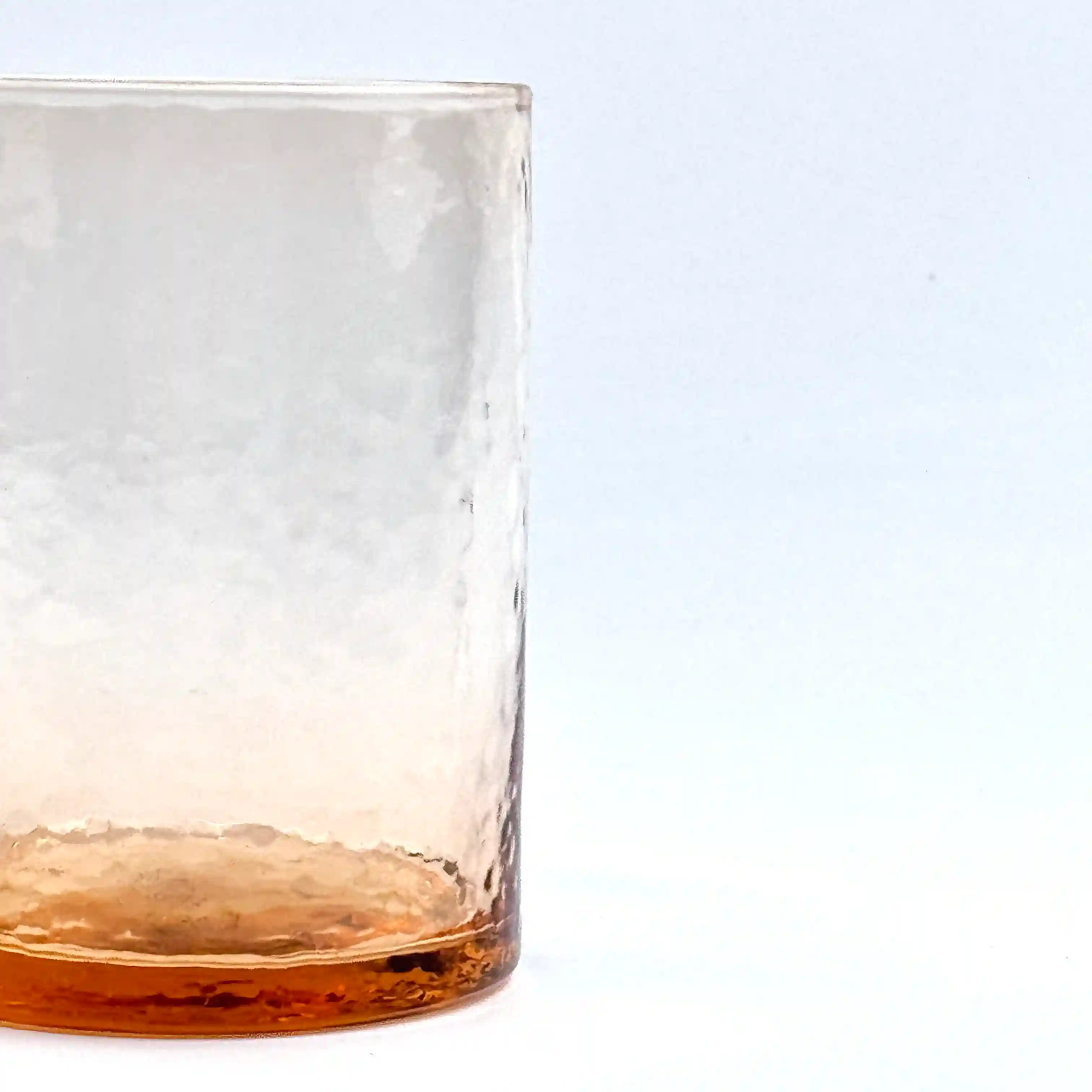 Amber Hammered Tumbler