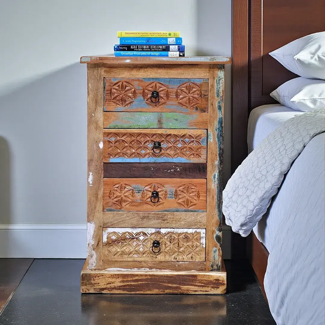 Majorelle Artisan Nightstand / كومودينو ليوان ماجوريل الحرفي