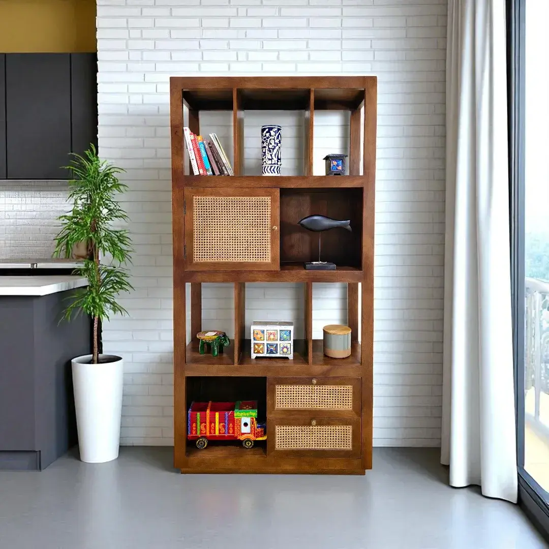 Casa Rattan Bookshelf