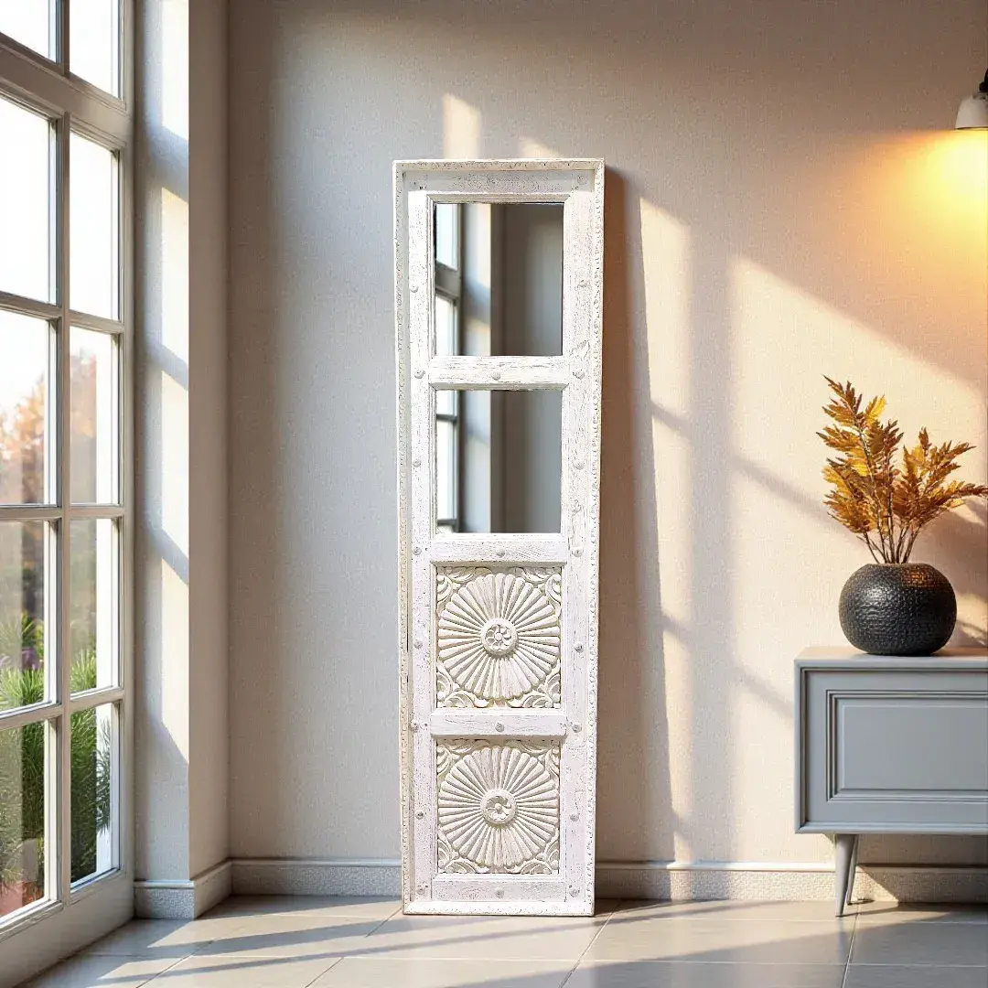 Miroir Grille 'Riad' | Moroccan Grid Door Panel