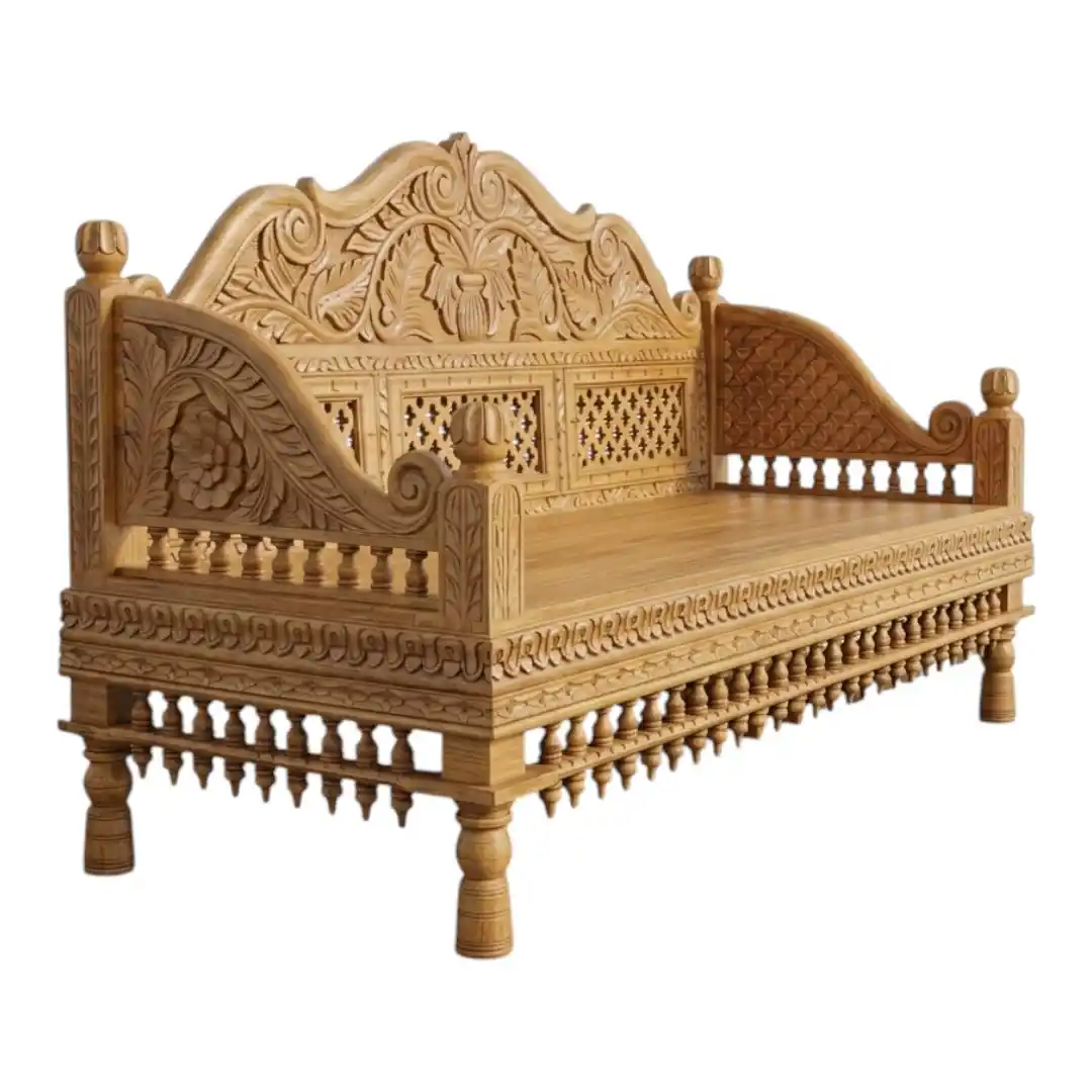 The 'Naqsh Zaynab' Carved Daybed