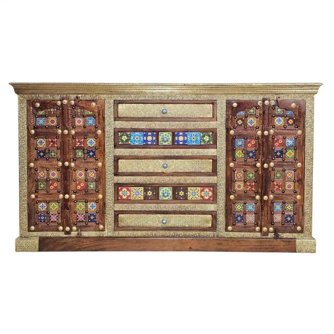The Jahangir-e-Gulzar  Rosewood Credenza