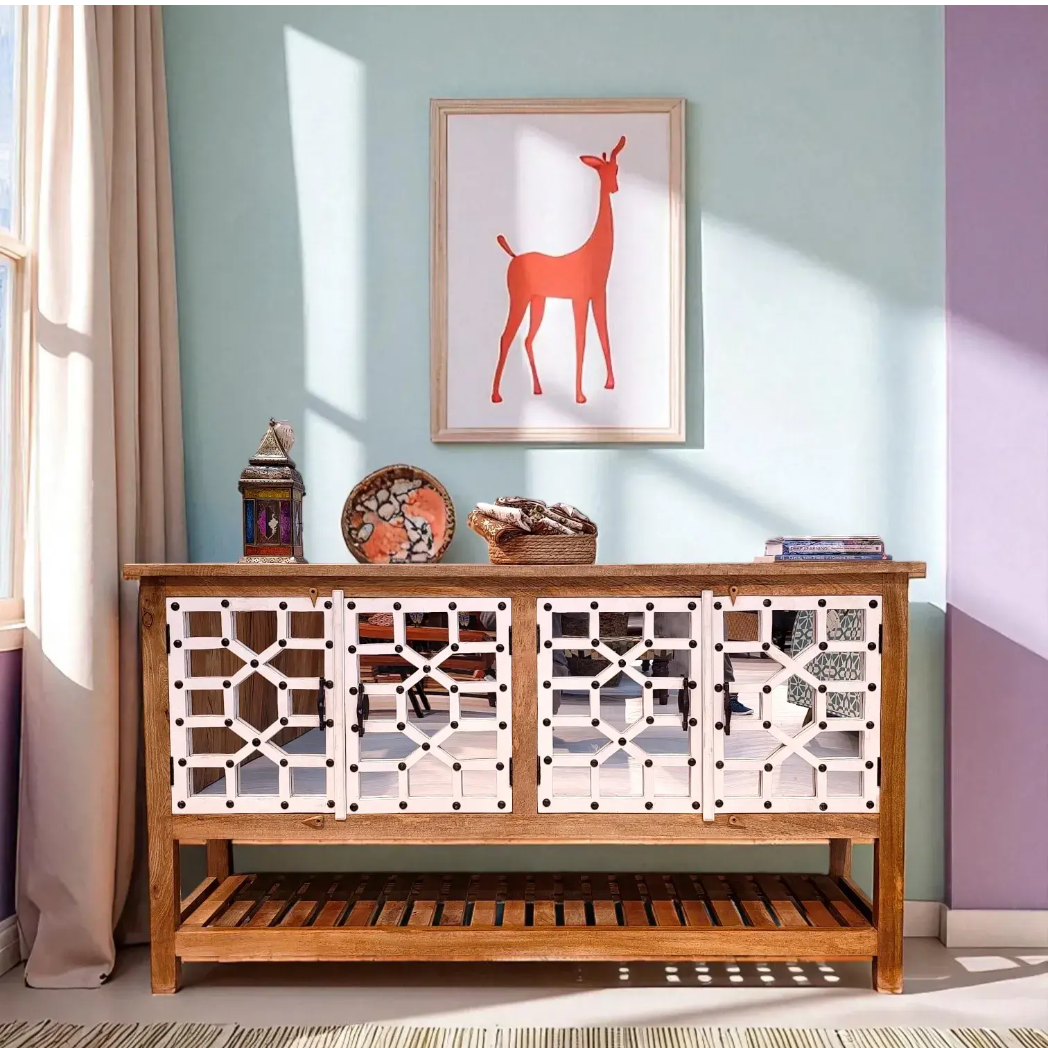 Alhambra Mirrored Console