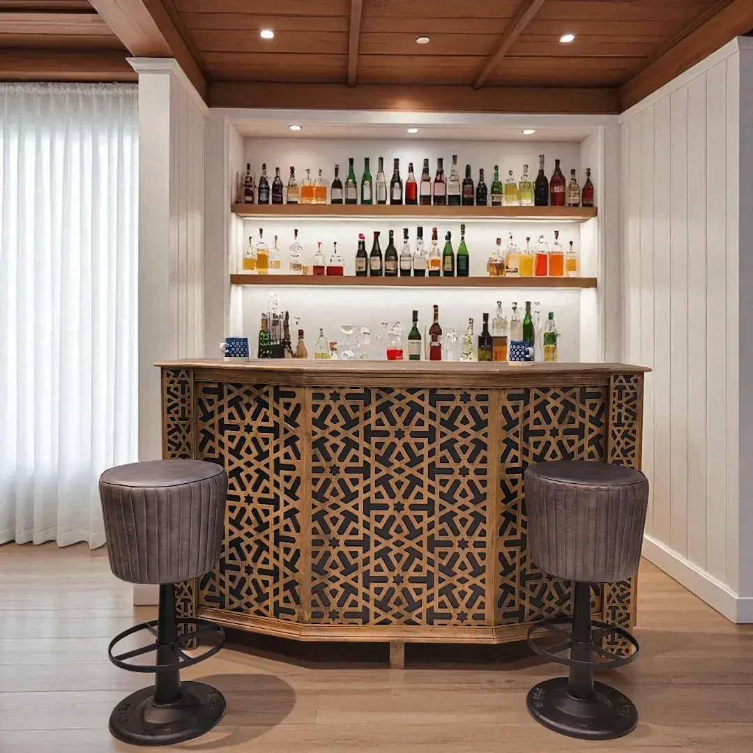The Zahra Carved Bar Counter