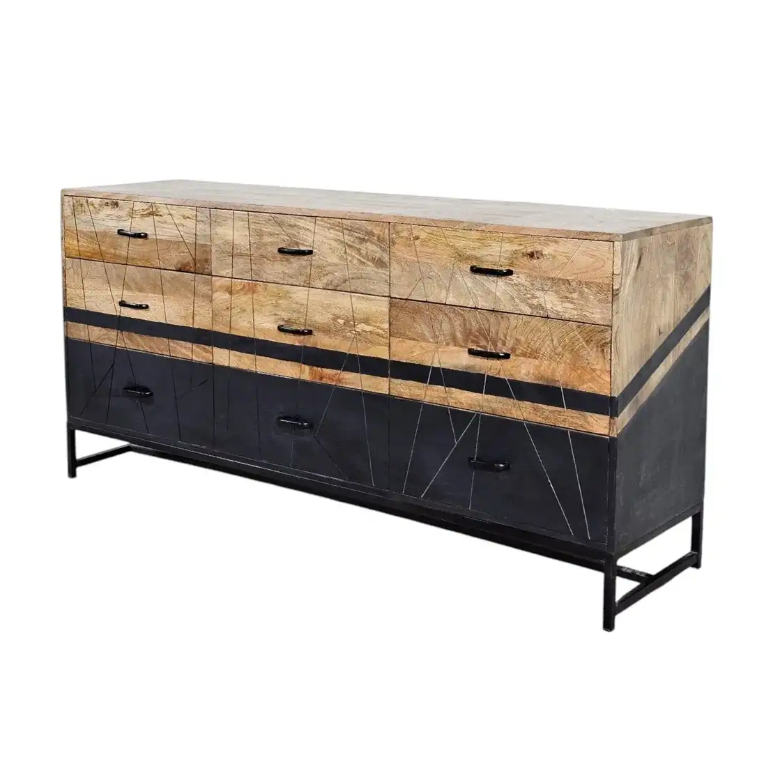 The Axis Dual-Tone Mango Wood Dresser