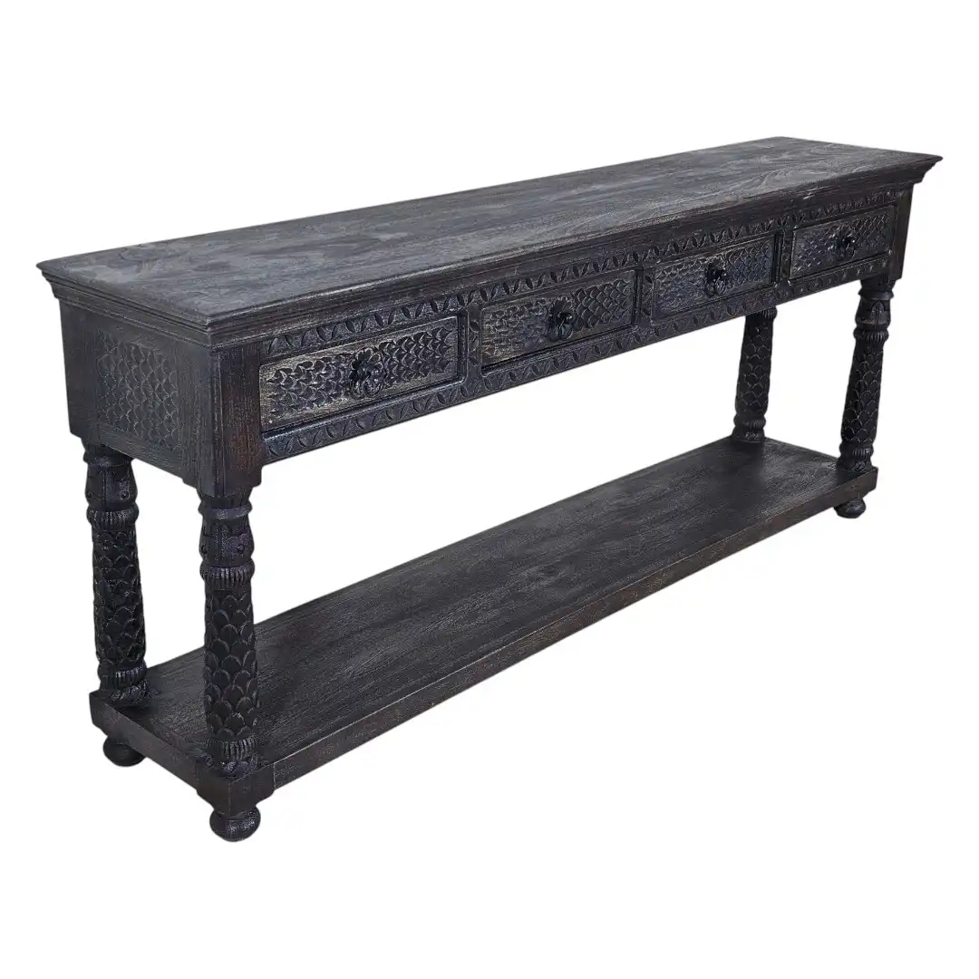 The Samarkand Carved Storage Console