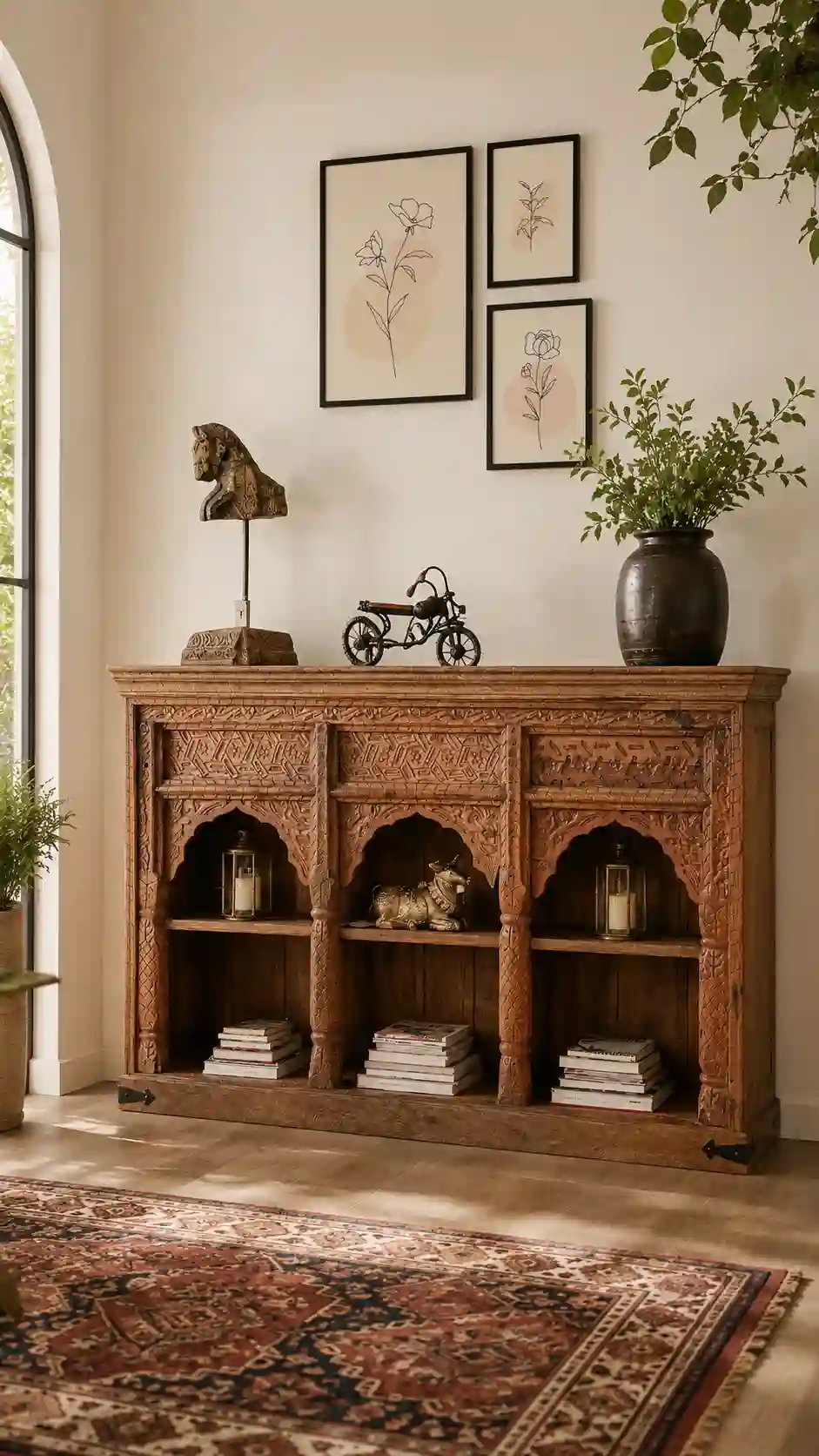The Mughal Arcade Low Bookcase & Console