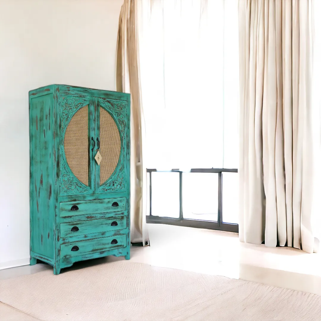 RATTAN CABINET