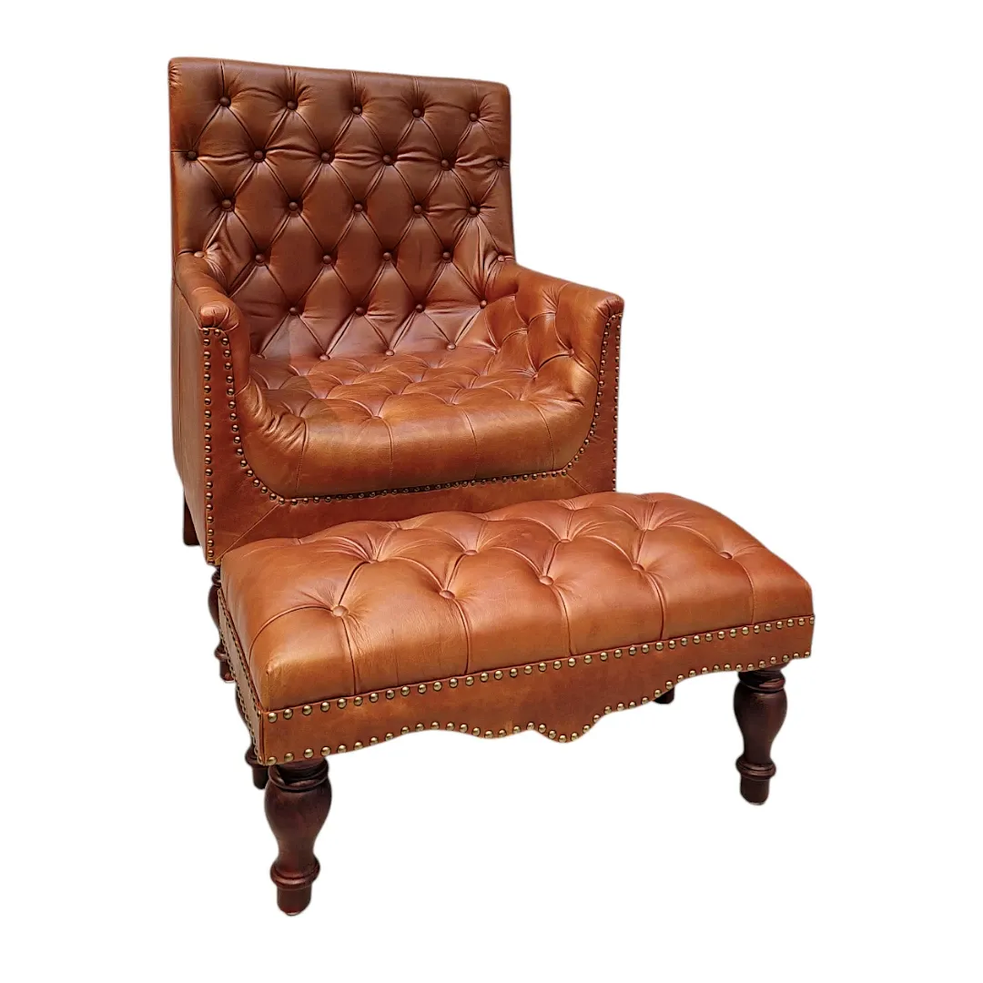 The Kensington Club Armchair & Ottoman