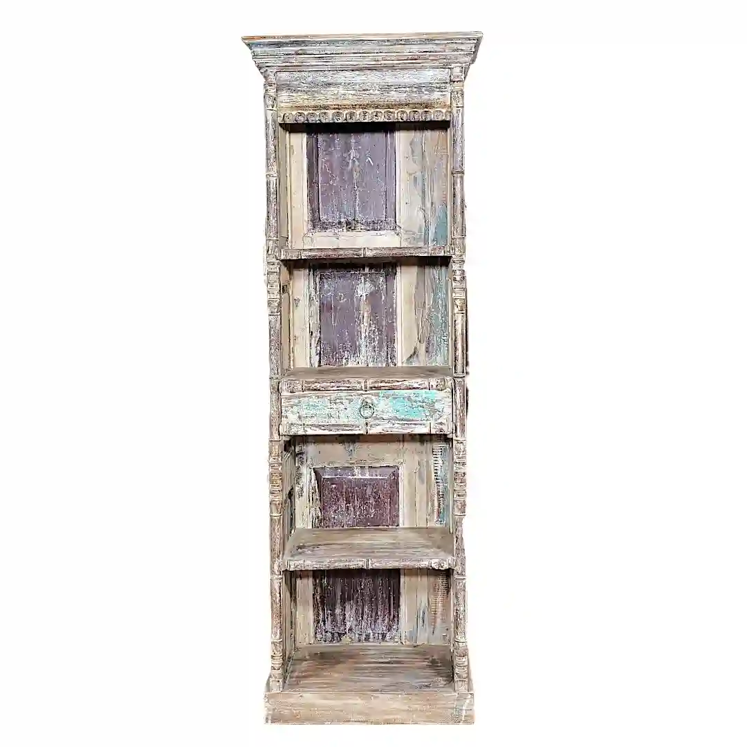 The Durbar Court Reclaimed Solid Wood Bibliothèque