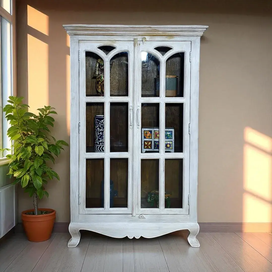The Chateau Glass Curio Cabinet