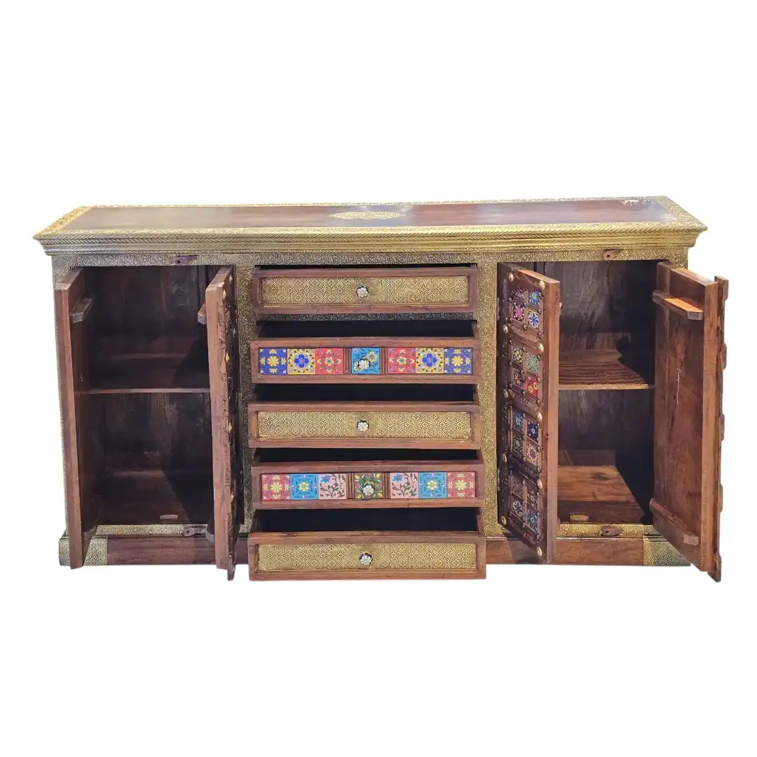 The Jahangir-e-Gulzar  Rosewood Credenza