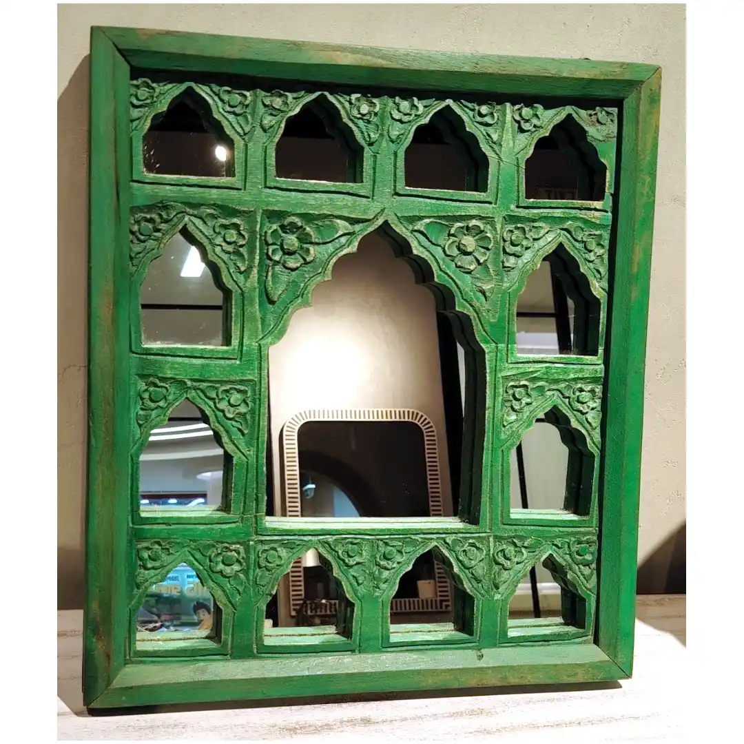 Moucharaby Palais Hand-Carved Arch Mirror