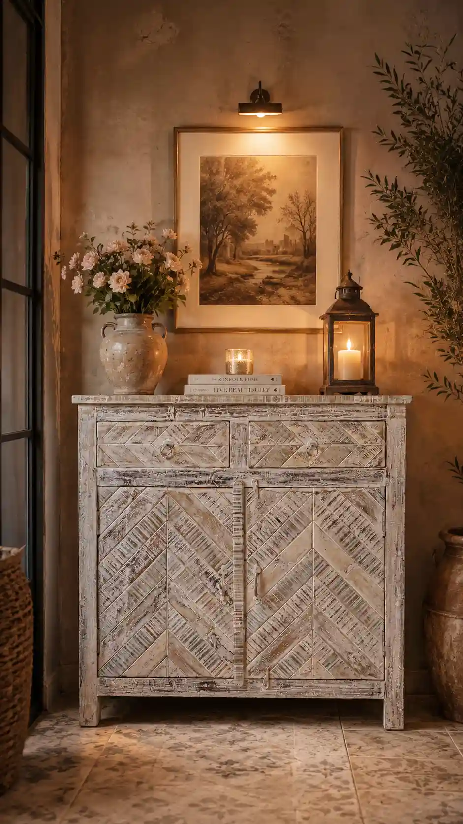 The Sierra Chevron Sideboard