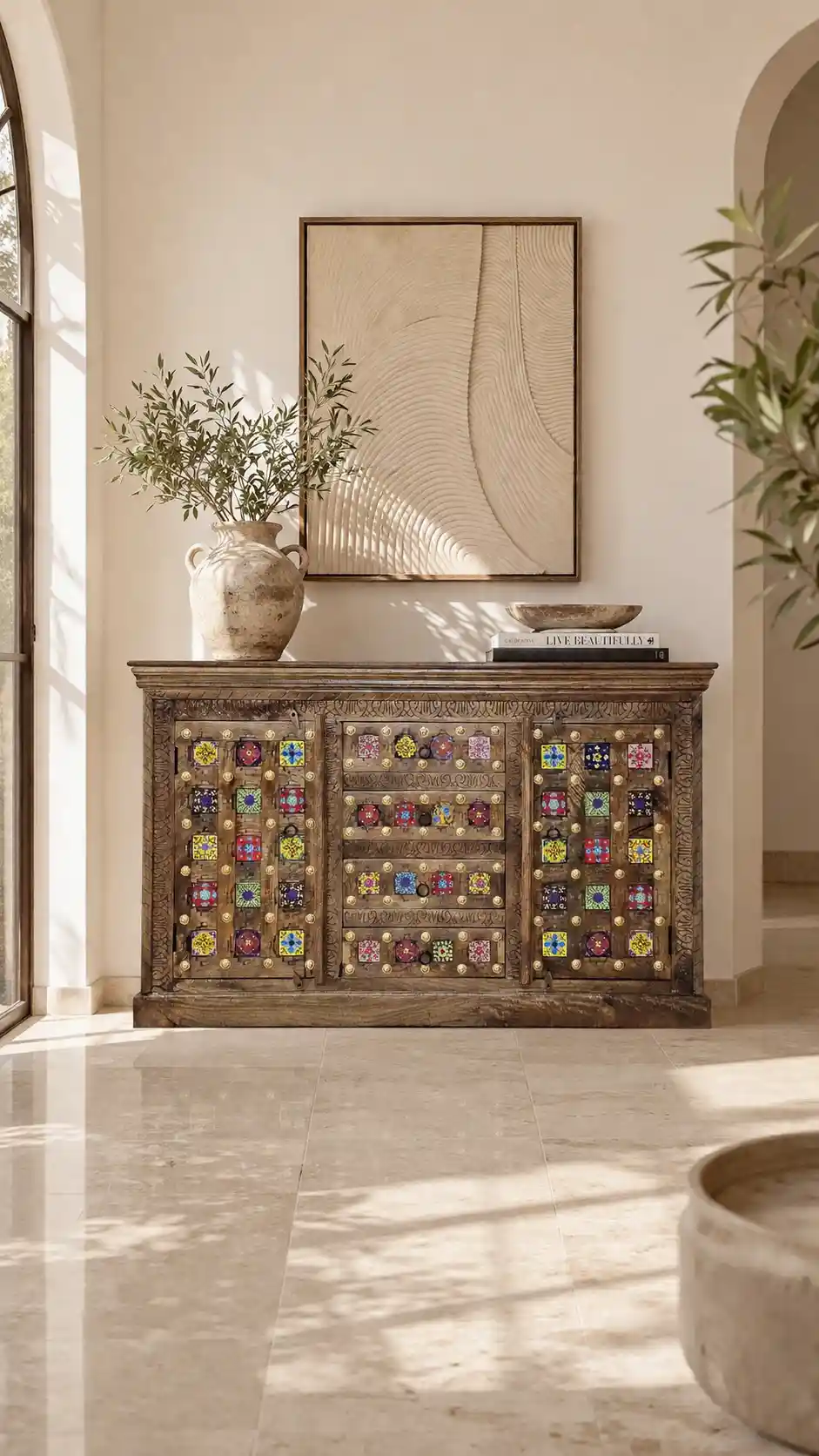 The Mughal Mosaic Sideboard