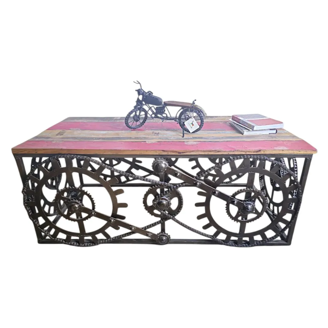 The Steampunk Alchemist Reclaimed Coffee Table