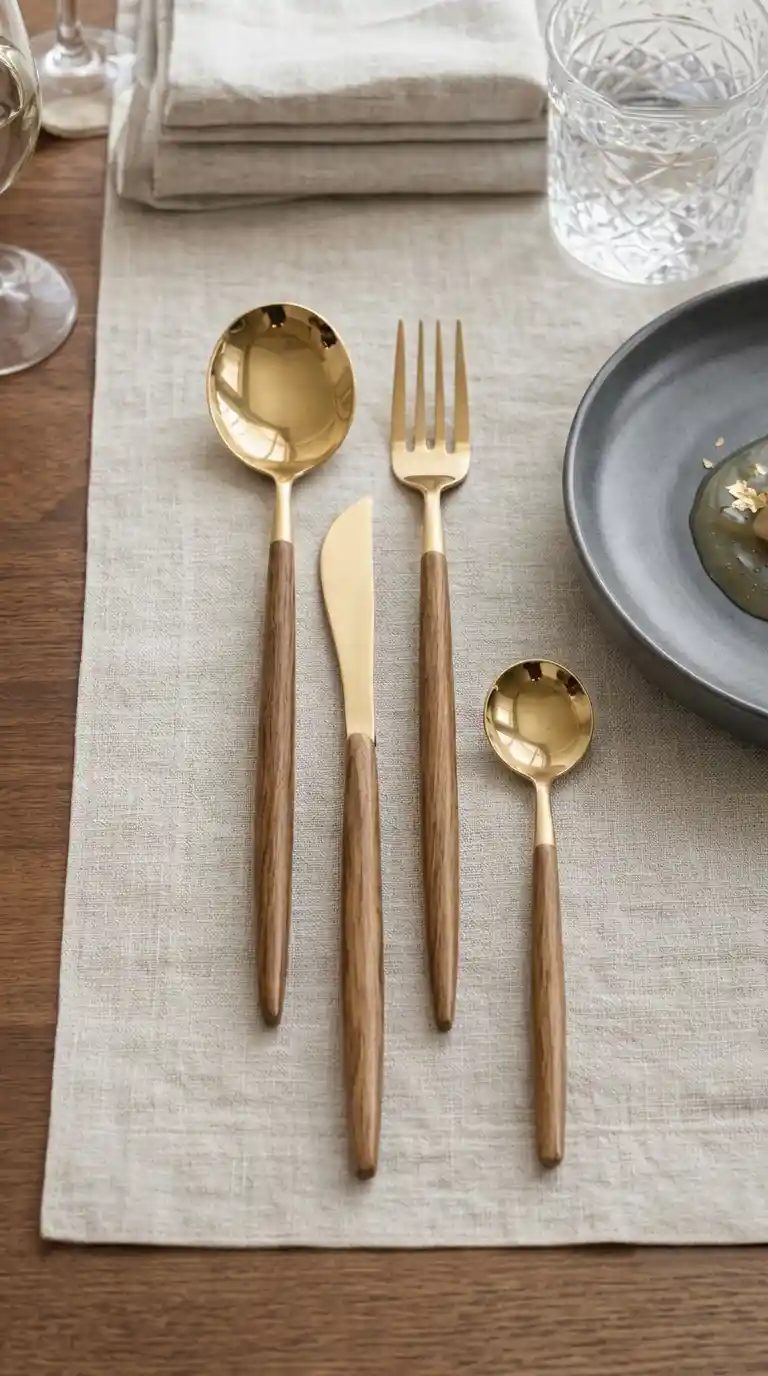 Dusk Organic Gold Dinner Fork