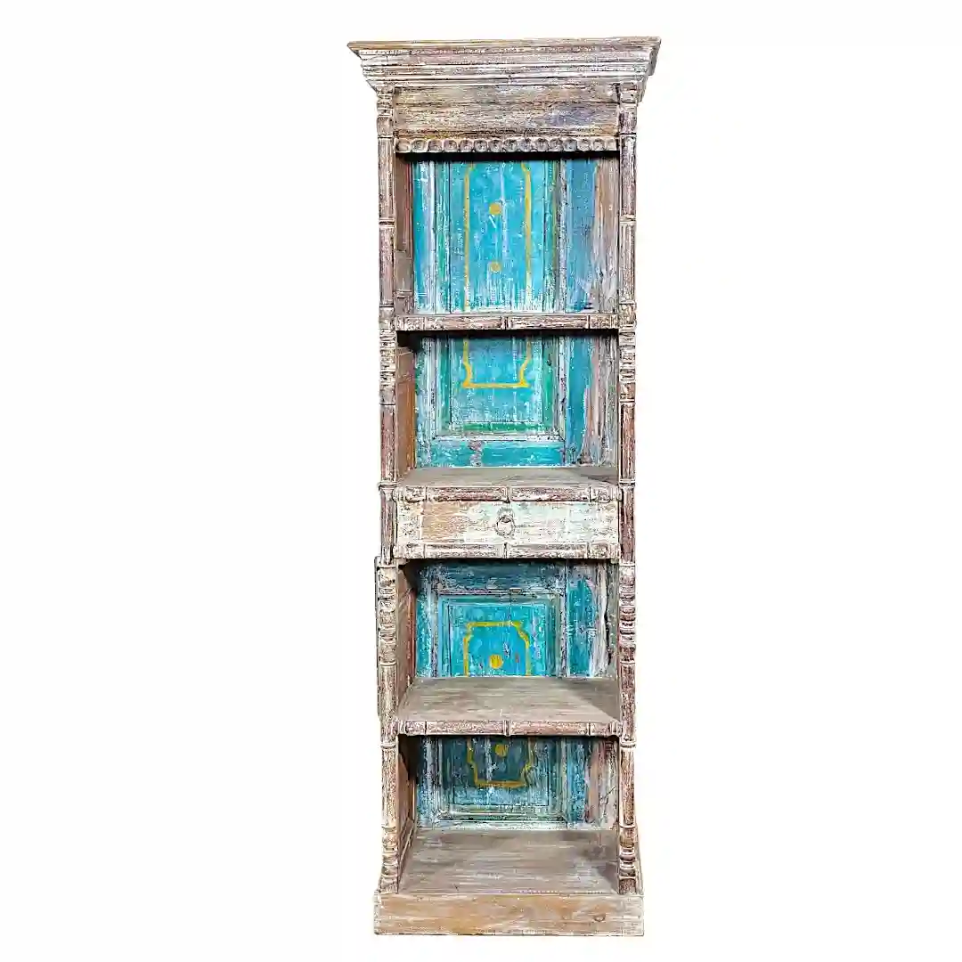 The Durbar Court Reclaimed Solid Wood Bibliothèque
