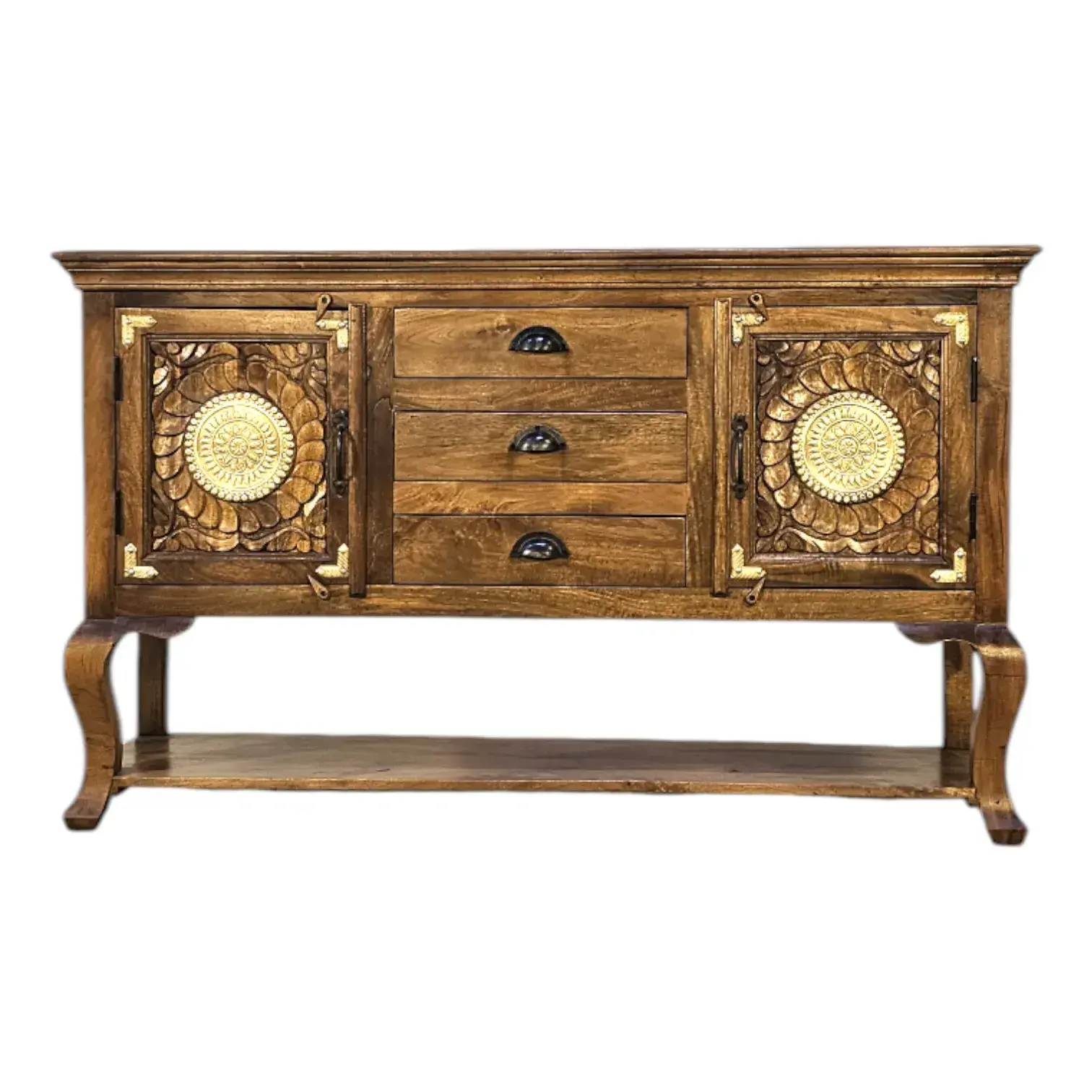 LUMINAIRE DORÉ: Artisanal Antiquity Console