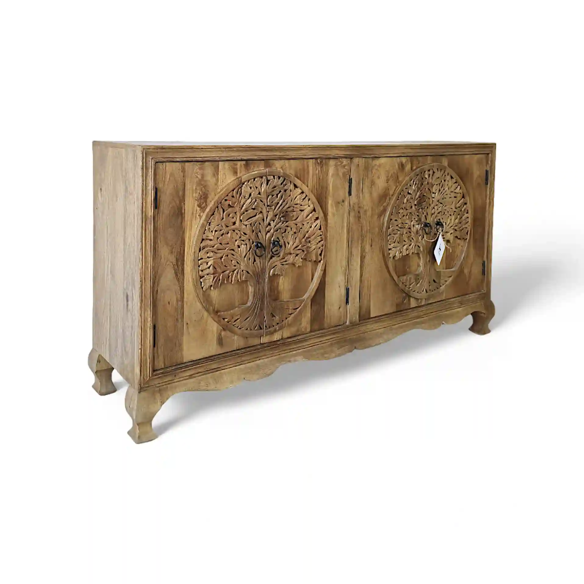 Kalpavriksha Sacred Tree Carved Sideboard