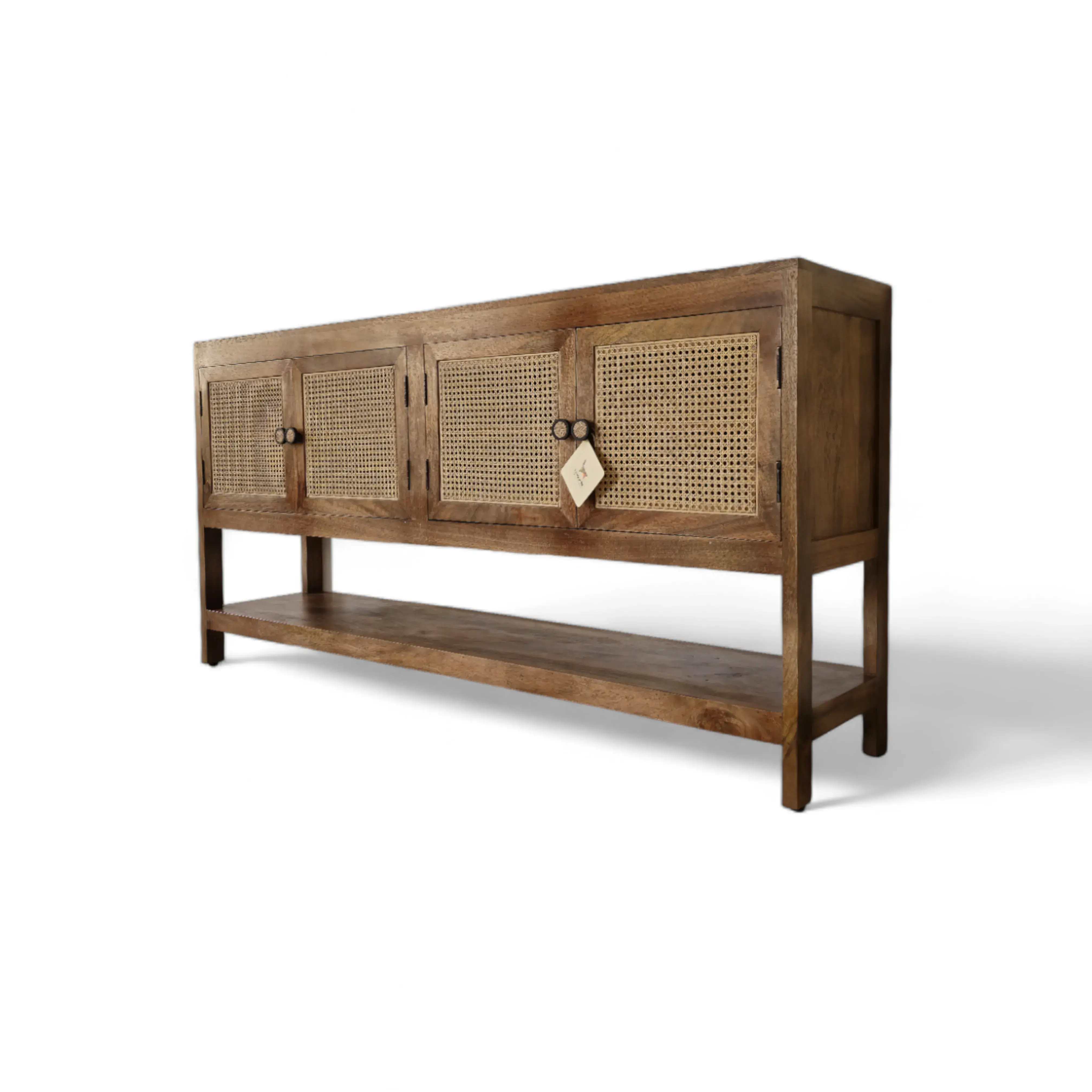 Rattan TV console