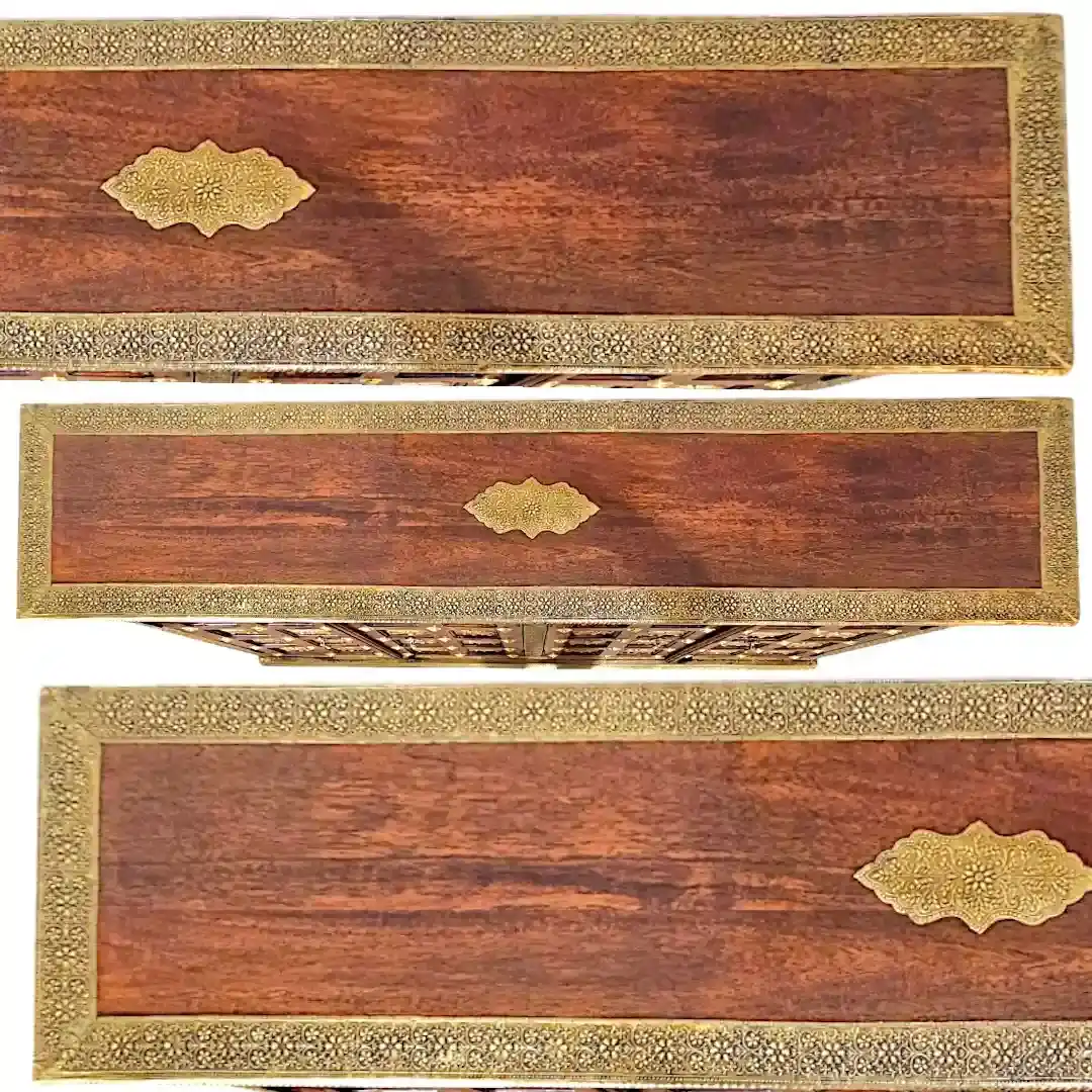 Maharaja Heritage Rosewood & Brass Sideboard | Aparador Maharaja Patrimonial