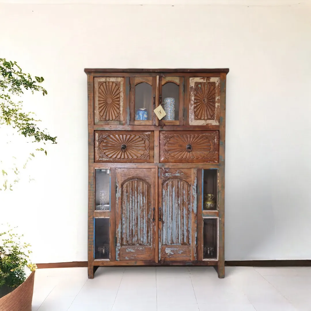 RECLAIMED GLASS CABINET