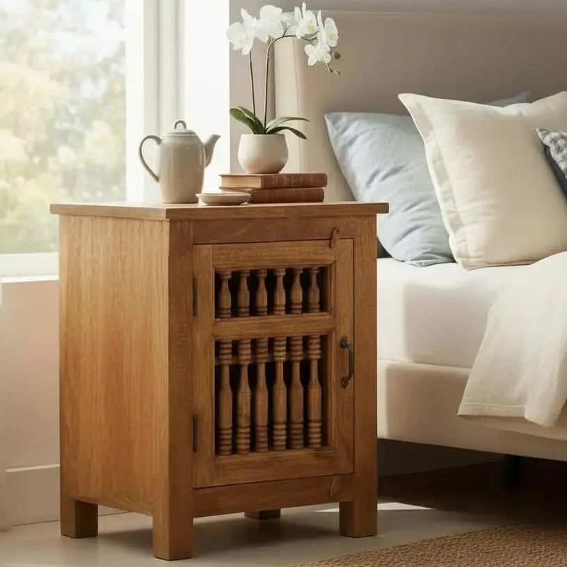 The Foundry Spindle Nightstand