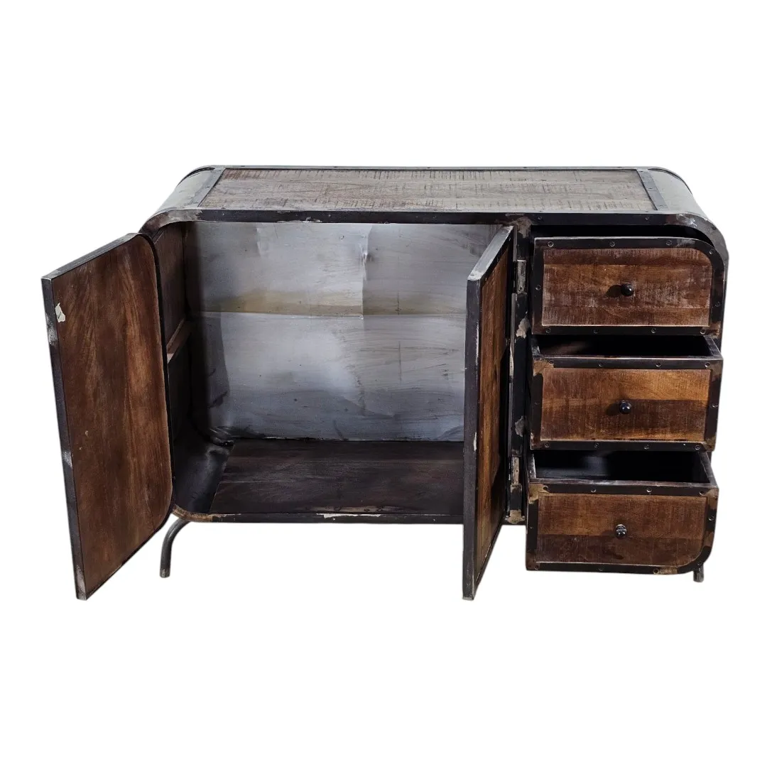 The Industrial Capsule Reclaimed Timber Sideboard