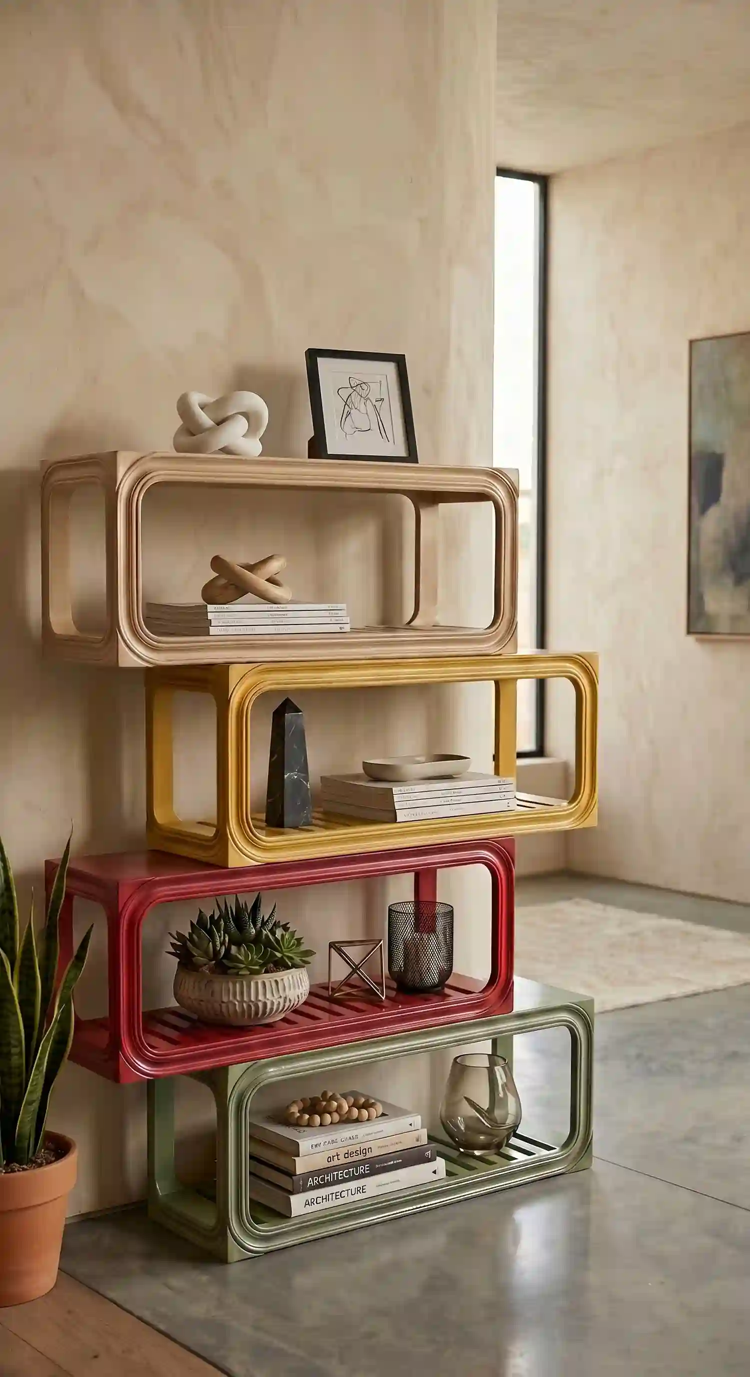 The Wanderlust Bazaar Sculptural Etagere