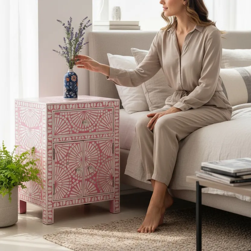 Corail Céleste (Radiant Nacre Bedside)
