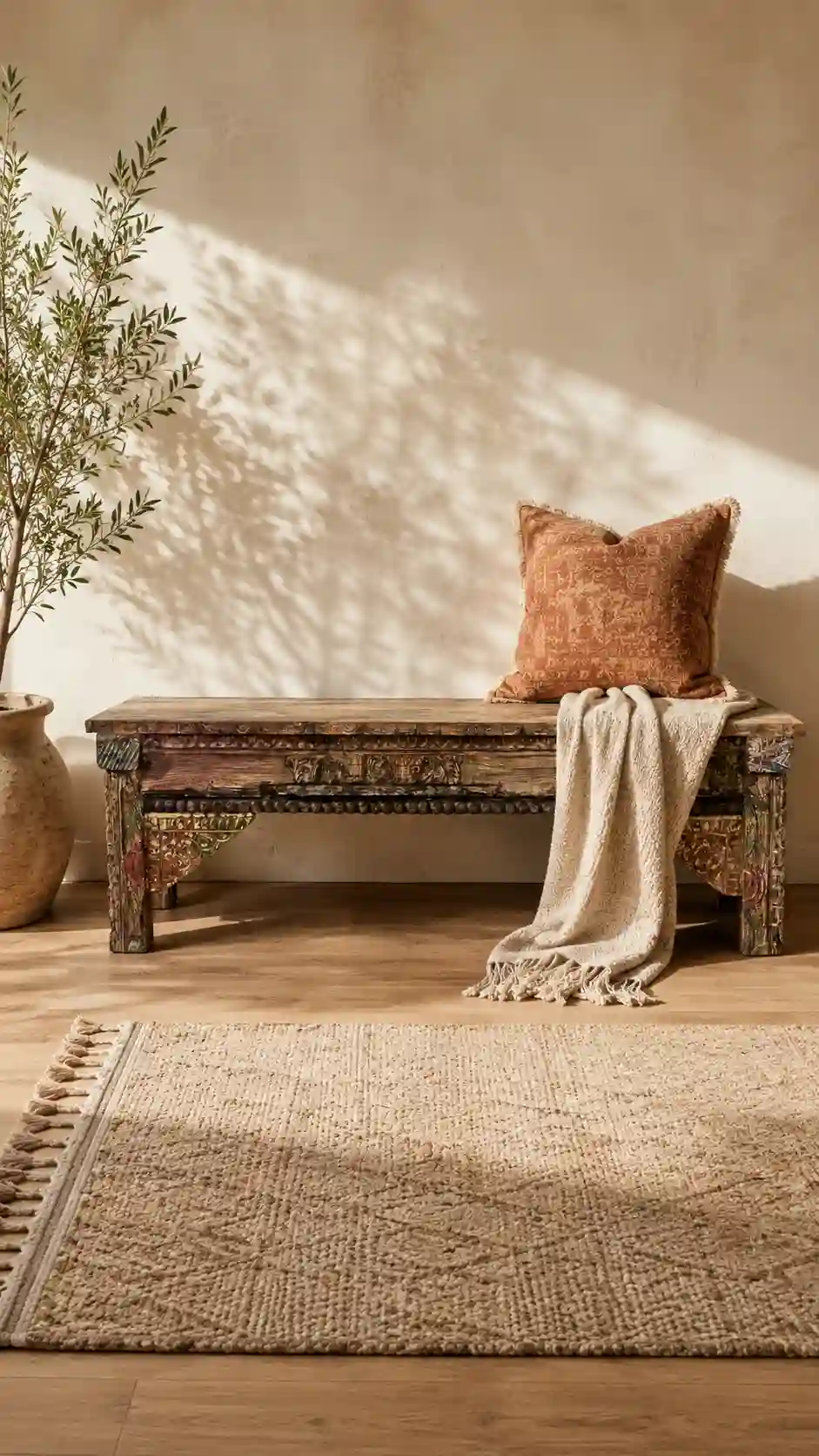 The Mughal Durbar Reclaimed Palace Bench
