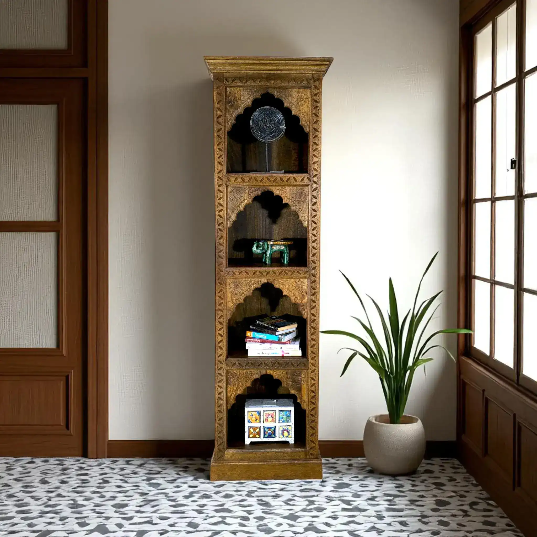 Moroccan Arch Bookshelf
