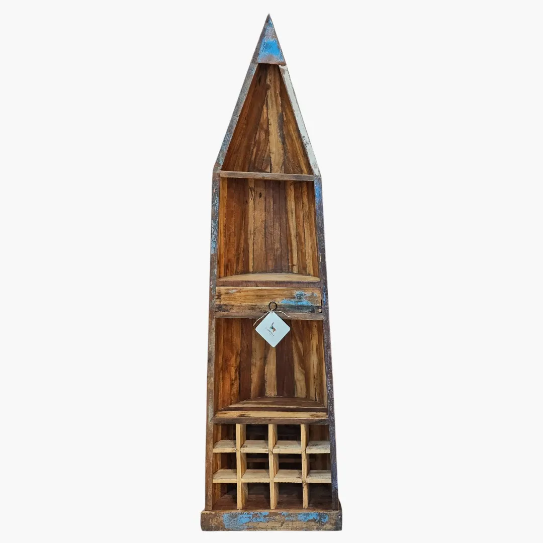 Mariner's Wishbone Corner Repository Shelf