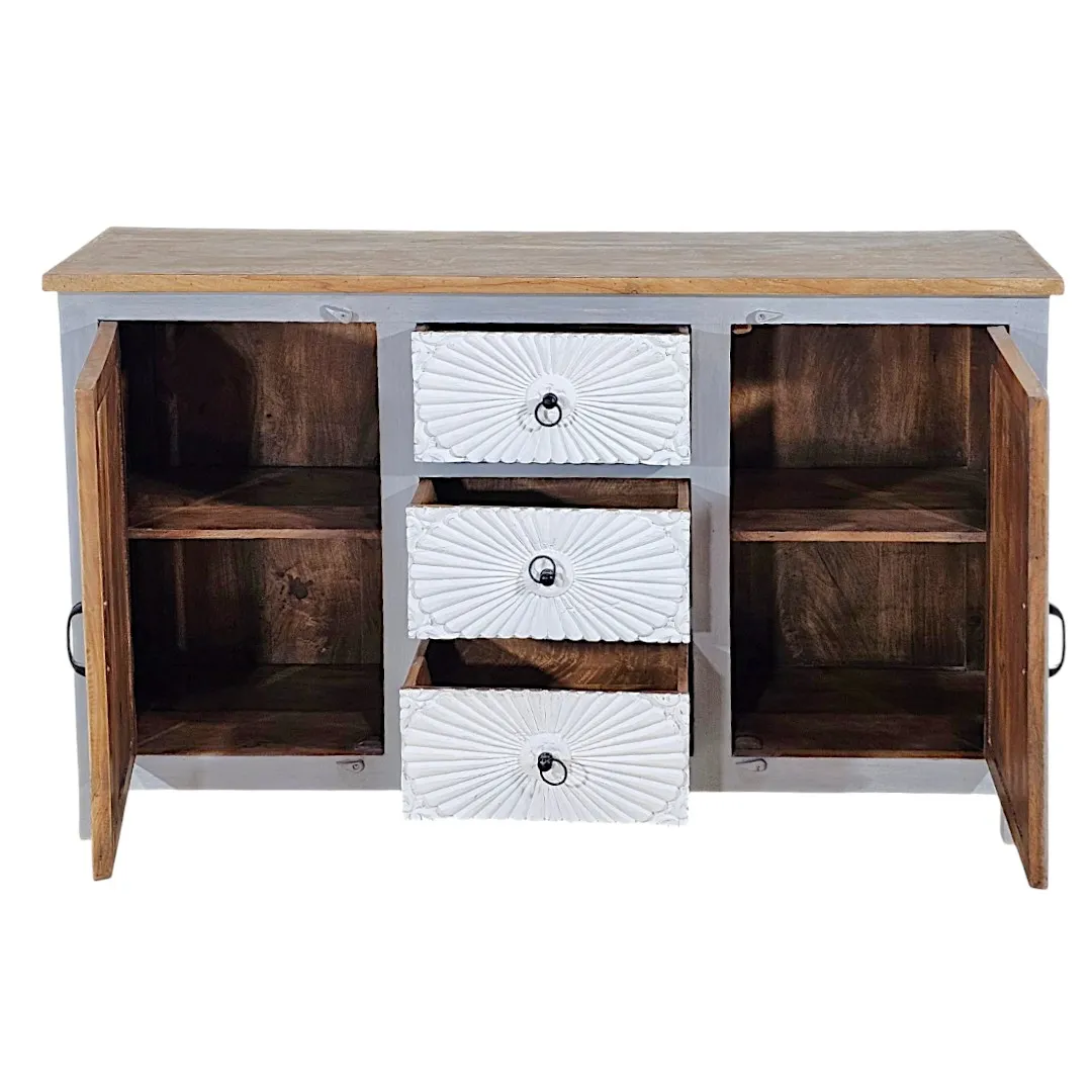 The Bahar Royal Sideboard بوفيه "بهار خراد" من خشب المانجو الصلب
