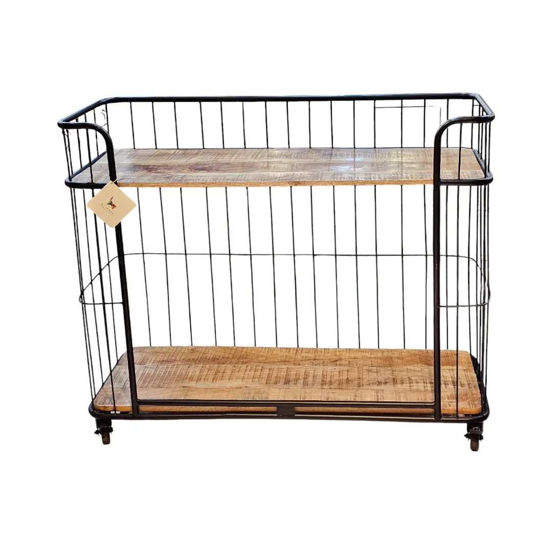 The Two-Shelf Rolling Basket