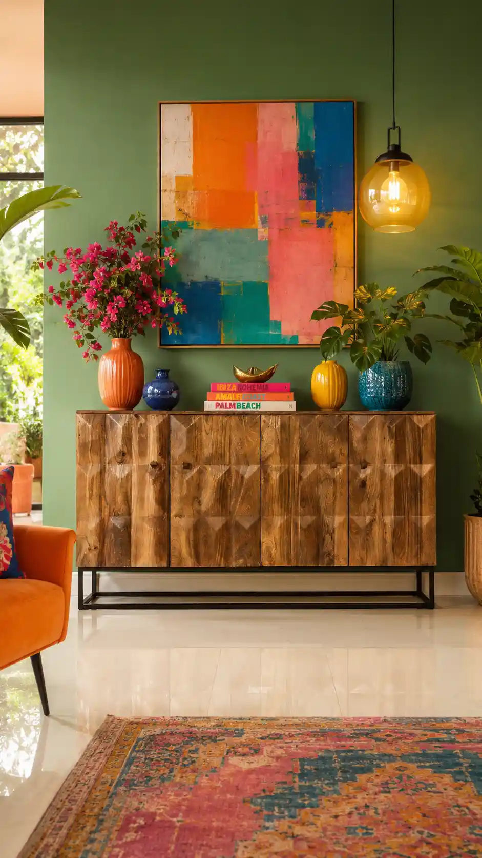 The Geometric Monarch Sideboard