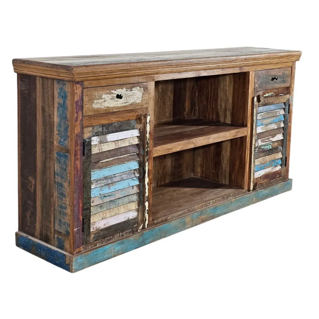 The Wanderlust Salvaged Shutter Credenza