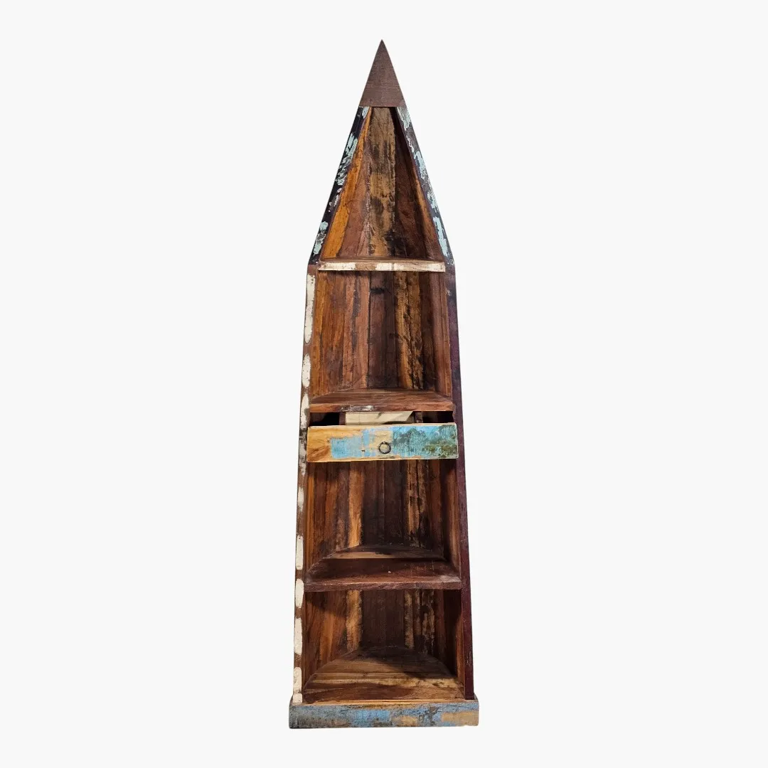 Mariner's Wishbone Corner Repository Shelf